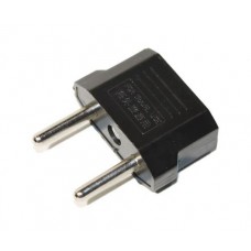 Переходник сетевой Atcom, черный, для розеток UK / US (14345)