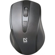 Мышь беспроводная Defender Datum MM-265, черный, USB, оптическая, 800/1200/1600 dpi, 4 кнопки, 2xAAA, миниатюрный наноприемник