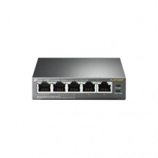 Коммутатор TP-LINK TL-SF1005P, 5x10/100Mb/s, 4xPoE 56W, пластиковый корпус, неуправляемый