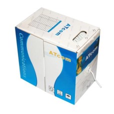 Кабель FTP, CCA, для внутренней прокладки, 4x2x0,51 мм, Atcom Standard, бухта 305 м, 6-ая категория (60510)