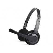 Наушники REAL-EL GD-011MV, черный, 2 x Mini jack 3.5 мм, накладные, поворотный микрофон, кабель 1.5 м (GD-011MV)