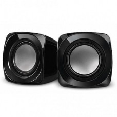 Колонки 2.0 REAL-EL S-20 черный, 2 x 3 Вт, пластиковый корпус, питание от USB