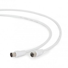 Антенный кабель-удлинитель Cablexpert CCV-515-W белый, 75 Ом, 1.8 м (CCV-515-W)