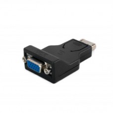 Переходник DisplayPort (M) - VGA (F), Extradigital, черный (KBV1756)