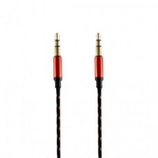 Кабель AUX звуковой, 3.5 мм (M) - 3.5 мм (M), 1 м, черный, Extradigital (KBA1775)