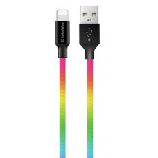 Кабель USB AM - Lightning, 1 м, Mix, ColorWay, 2.4A (CW-CBUL016-MC)
