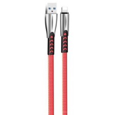 Кабель USB AM - Lightning, 1 м, Red, ColorWay, 2.4A (CW-CBUL010-RD)