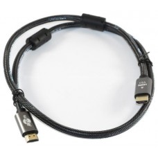 Кабель HDMI (M) - HDMI (M), 1 м, черный, Atcom Premium, V2.1 (23781)