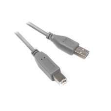 Кабель USB 2.0 AM - USB BM, 1.8 м, Grey, Maxxter (U-AMBM-6G)