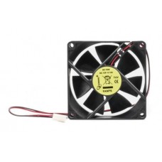 Вентилятор 80 мм, Gembird FANPS, черный, 80x80x25 мм, для блока питания, 2-pin