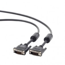 Кабель DVI-D (M) - DVI-D (M), 4.5 м, черный, Cablexpert, 24/24 (CC-DVI2-BK-15)