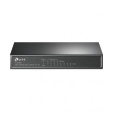 Коммутатор TP-LINK TL-SF1008P, 8xFE/PoE 65W, неуправляемый, настольный