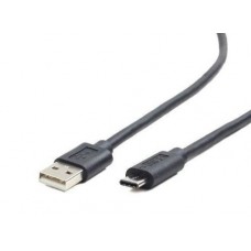 Кабель USB AM - Type-C, 1.8 м, черный, Cablexpert, 3A (CCP-USB2-AMCM-6) Кабель USB AM - Type-C, 1.8 м, черный, Cablexpert, 3A (CCP-USB2-AMCM-6)