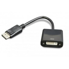 Переходник DisplayPort (M) - DVI-I (F), Cablexpert, черный, 10 см (A-DPM-DVIF-002)