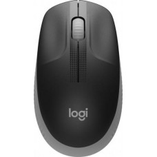 Мышь Logitech M190, Grey/черный, USB, беспроводная, оптическая, 1000 dpi, 3 кнопки, 1xAA (910-005906)