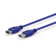Кабель USB 3.0 AM - USB AF, 3 м, синий, Cablexpert (CCP-USB3-AMAF-10)