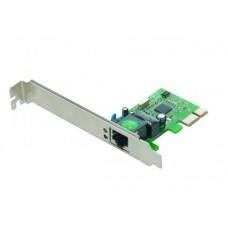 Сетевая карта PCI-E x1, Gembird NIC-GX1, 10/100/1000 Мбит/сек