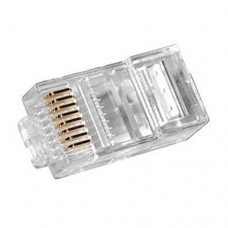 Коннектор RJ45, UTP, 40 шт, Clear, Cat. 5e, Patron (CON-RJ-45-8P8C-40)