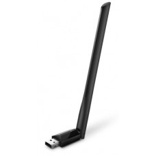 Сетевой адаптер USB TP-LINK Archer T600U Plus, черный, 5GHz / 2.4GHz, AC600 (433/200 Мбит/с), 5 dBi, USB 2.0