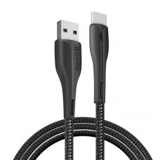 Кабель USB AM - Type-C, 1 м, черный, ColorWay, 2.4A (CW-CBUC034-BK)