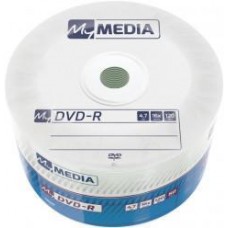 Диск DVD-R 50 MyMedia, 4.7Gb, 16x, Matt серебристый, Wrap Box (69200)