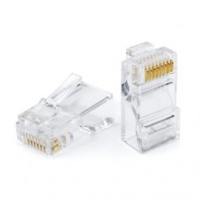 Коннектор RJ45, UTP, 100 шт, Cat. 5e, Clear, GepLink (GL4701)