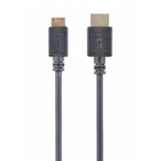 Кабель HDMI (M) - mini HDMI (M), 3 м, черный, Cablexpert, V1.4 (CC-HDMI4C-10)