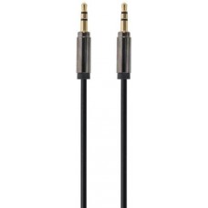 Кабель AUX звуковой, 3.5 мм (M) - 3.5 мм (M), 0.75 м, черный, Cablexpert (CCAP-444-0.75M)