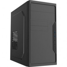 Корпус GameMax MT-307-4U3C черный, без БП, Mini Tower, Micro ATX / Mini ITX, 2хUSB 2.0, 2хUSB 3.0, Type-C, 353x178x372 мм, 0.4мм,