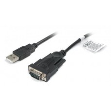 Адаптер USB Cablexpert, черный, USB 2.0 - RS-232 (COM), 1.5 м (UAS-DB9M-02) Адаптер USB Cablexpert, черный, USB 2.0 - RS-232 (COM), 1.5 м (UAS-DB9M-02)