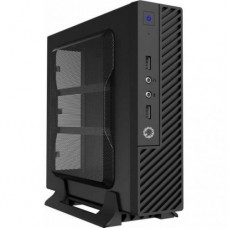 Корпус GameMax M100 черный, 60 Вт, Desktop, Mini ITX, 2хUSB 2.0, 200x55x200 мм, 0.6мм, 0.9кг (M100-M)