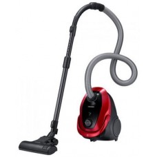 Пылесос Samsung VC07M25E0WR/UK Red 750W, мешковой, сухая уборка, объем 2.5л, телескопическая трубка, насадки универсальная щетка,