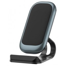 Беспроводное зарядное устройство ColorWay, синий, 10 Вт, с подставкой для телефона, Qi, автоотключение для защиты аккумулятора Беспроводное зарядное устройство ColorWay, синий, 10 Вт, с подставкой для телефона, Qi, автоотключение для защиты аккумулятора