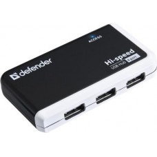 Хаб USB Defender Quadro Infix, черный, USB 2.0 - 4xUSB 2.0, кабель 12 см (83504) Хаб USB Defender Quadro Infix, черный, USB 2.0 - 4xUSB 2.0, кабель 12 см (83504)