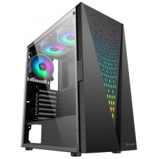 Корпус 2E Gaming GALAXY (G2055) черный, без БП, Mid Tower, для ATX / Micro ATX / Mini ITX, 2xUSB 2.0, 1xUSB 3.0, 3x120 ARGB Fan,