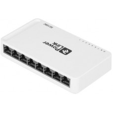 Коммутатор 2E PowerLink SG108C, белый, неуправляемый, 8x10/100/1000BaseT