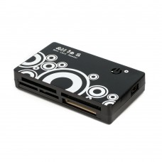 Кардридер USB Atcom TD2027, черный, USB 2.0 - microSD / SD / MS / M2 (10727)
