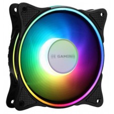 Вентилятор 120 мм, 2E Gaming Air Cool F120OI-ARGB, черный, 120х120х25 мм, ARGB подсветка, 1200 об/мин, 25.3 дБ, 3-pin / 3-pin