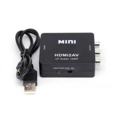 Переходник HDMI (F) - 3xRCA (F), Extradigital, черный (KBH1762)