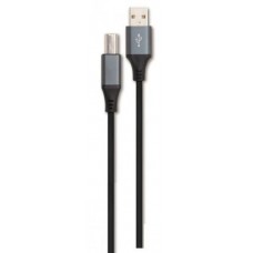 Кабель USB 2.0 AM - USB BM, 3 м, черный, Cablexpert (CCBP-USB2-AMBM-10)