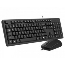 Комплект A4Tech KK-3330S черный, проводной, клавиатура+мышь, USB (KK-3+OP-330S)