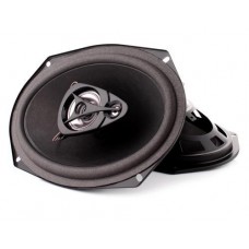 Автомобильная акустика Phantom FS-693 3-х полосная, коаксиальная, 15x23 см, овальная, 100 Вт, 4 Ом