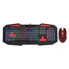 Комплект XTRIKE ME MK-503 USB, черный, подсветка RGB, Gaming, кабель 1.5м (6932391922088)