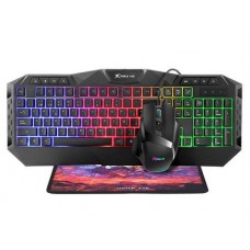 Комплект XTRIKE ME MK-900 USB, черный, подсветка RGB, Gaming, кабель 1.5м (6932391924457)