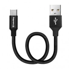 Кабель USB AM - Type-C, 1 м, черный, ColorWay, 2.4A (CW-CBUC045-BK)