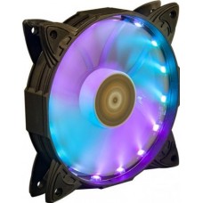 Вентилятор 120 мм, Frime Iris LED Fan 16LED RGB HUB, 1200 ±10% об/мин, питание 6pin, гидродинамический подшипник, 120х120х25 мм