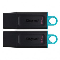 Флеш накопитель USB 64Gb Kingston DataTraveler Exodia, черный/Teal, USB 3.2 Gen 1, 2 шт в комплекте (DTX/64GB-2P) Флеш накопитель USB 64Gb Kingston DataTraveler Exodia, черный/Teal, USB 3.2 Gen 1, 2 шт в комплекте (DTX/64GB-2P)
