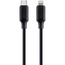 Кабель Type-C - Lightning, 1.5 м, черный, Cablexpert, 2.1A (CC-USB2-CM8PM-1.5M)