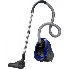 Пылесос Samsung VC07M25H0WB/UK, синий, 750W, тип уборки сухая, мешок, пылесборник 2.5L, насадки пол/ковер, основная, щелевая