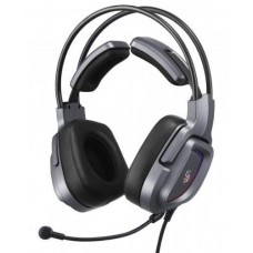 Наушники A4Tech G575 'Bloody', Grey, USB, микрофон, динамики 50 мм, поддержка звука 7.1, RGB-подсветка, регулируемое оголовье с